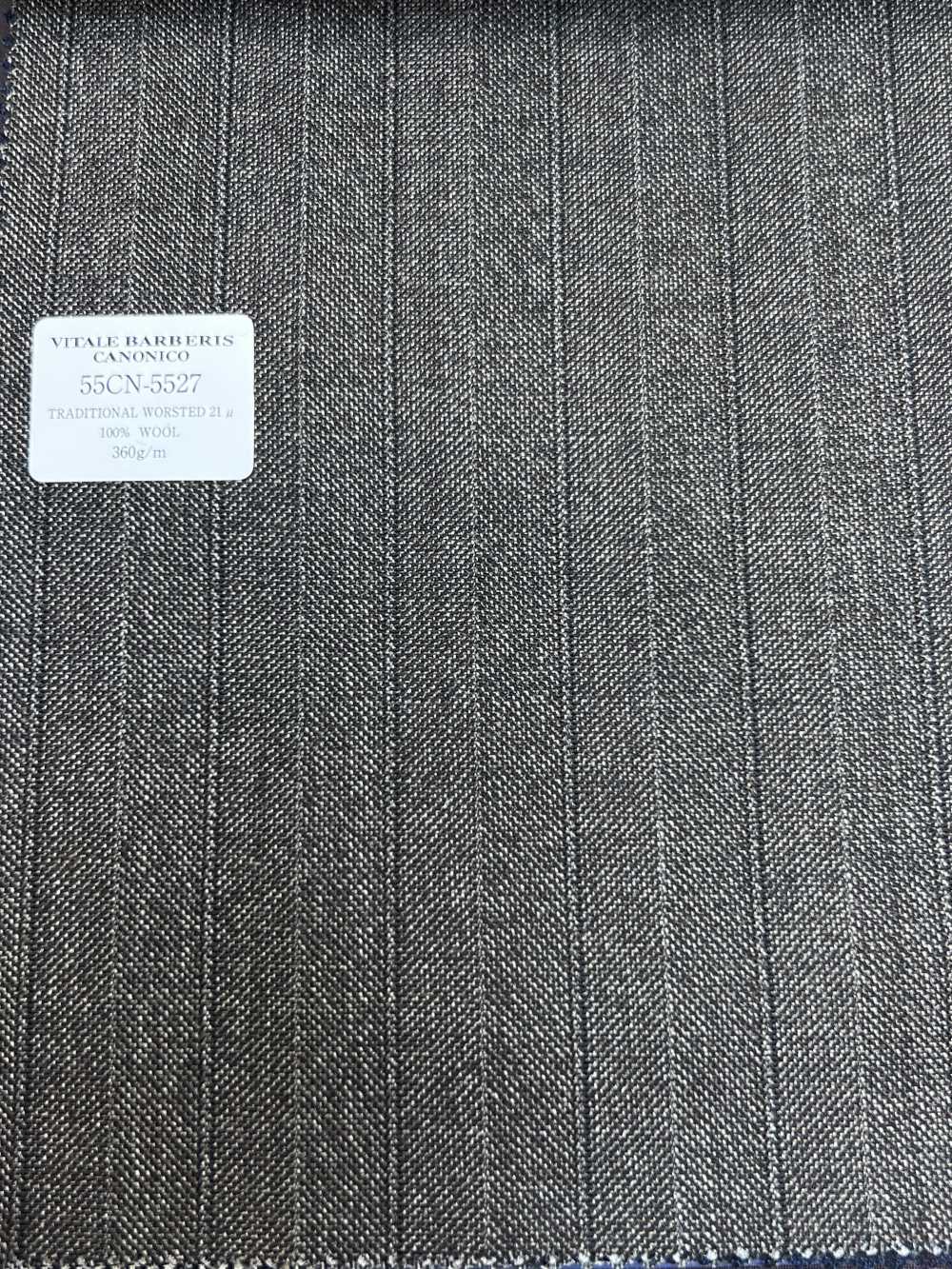 55CN5527 CANONICO TRADICIONAL WORESTED 21μ Listras Marrom[Têxtil] CANÔNICO