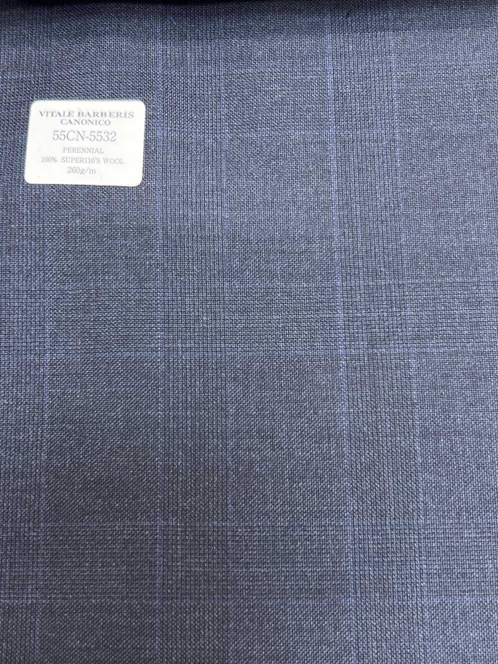 55CN5532 CANONICO PERENNIAL SUPER110'S Navy Glen Check[Têxtil] CANÔNICO