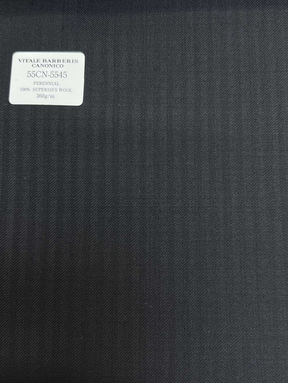 55CN5545 CANONICO PERENNIAL SUPER110'S Navy Shadow Stripe[Têxtil] CANÔNICO