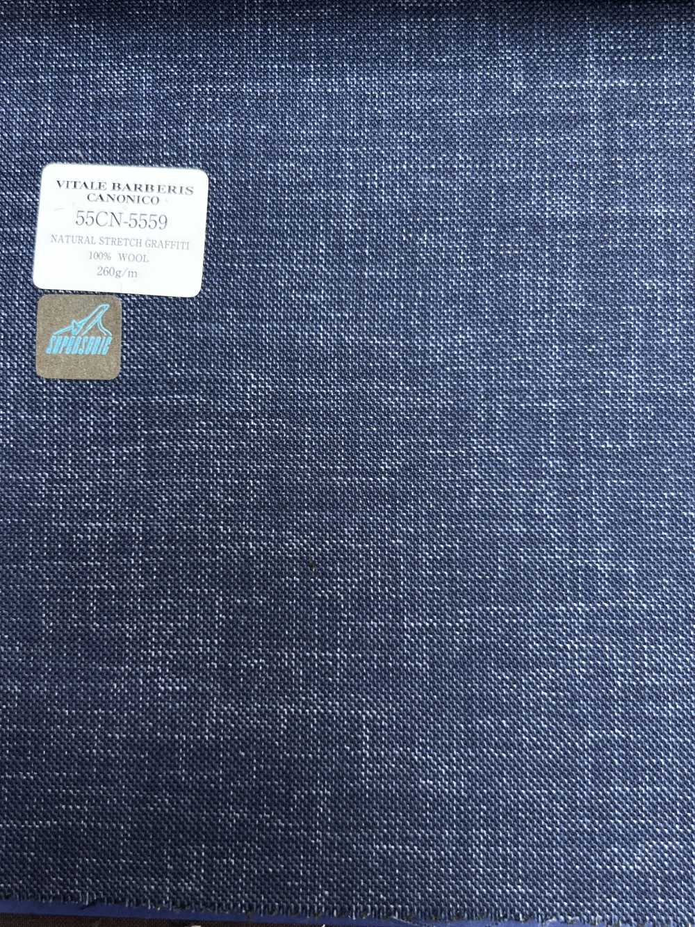 55CN5559 CANONICO NATURAL STRETCH GRAFFITTI Azul Melange[Têxtil] CANÔNICO