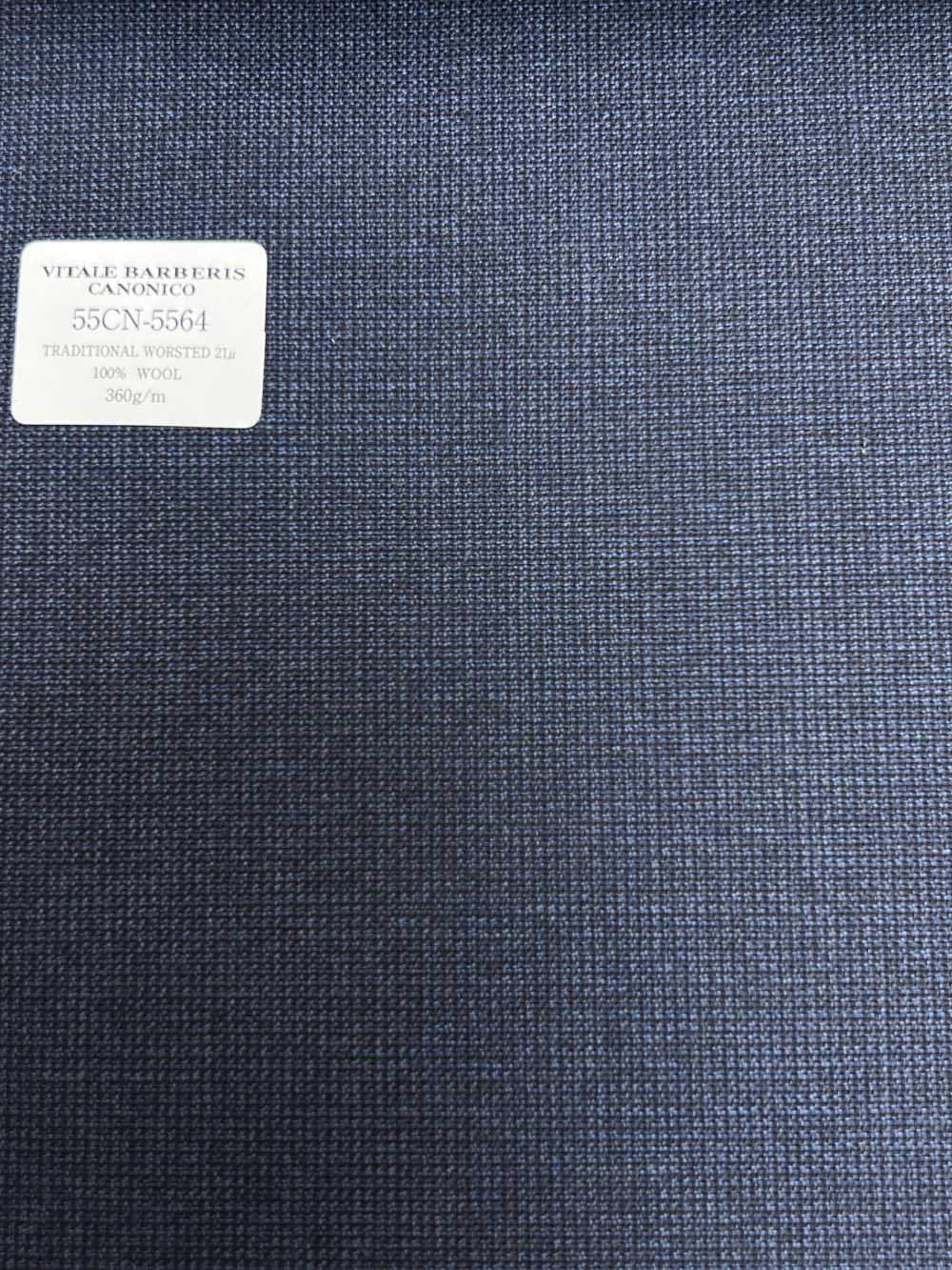 55CN5564 CANONICO TRADICIONAL LÃ PENTEADA 21μ Azul Marinho Micro Check[Têxtil] CANÔNICO