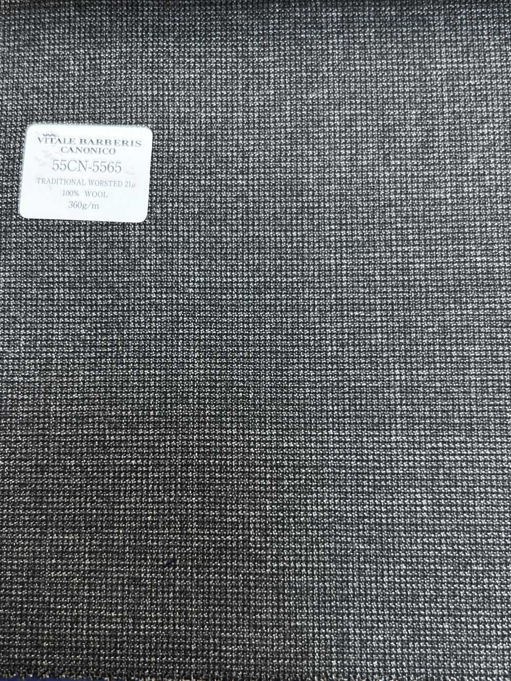 55CN5565 CANONICO TRADICIONAL PENTEADO 21μ Cinza Micro Check[Têxtil] CANÔNICO