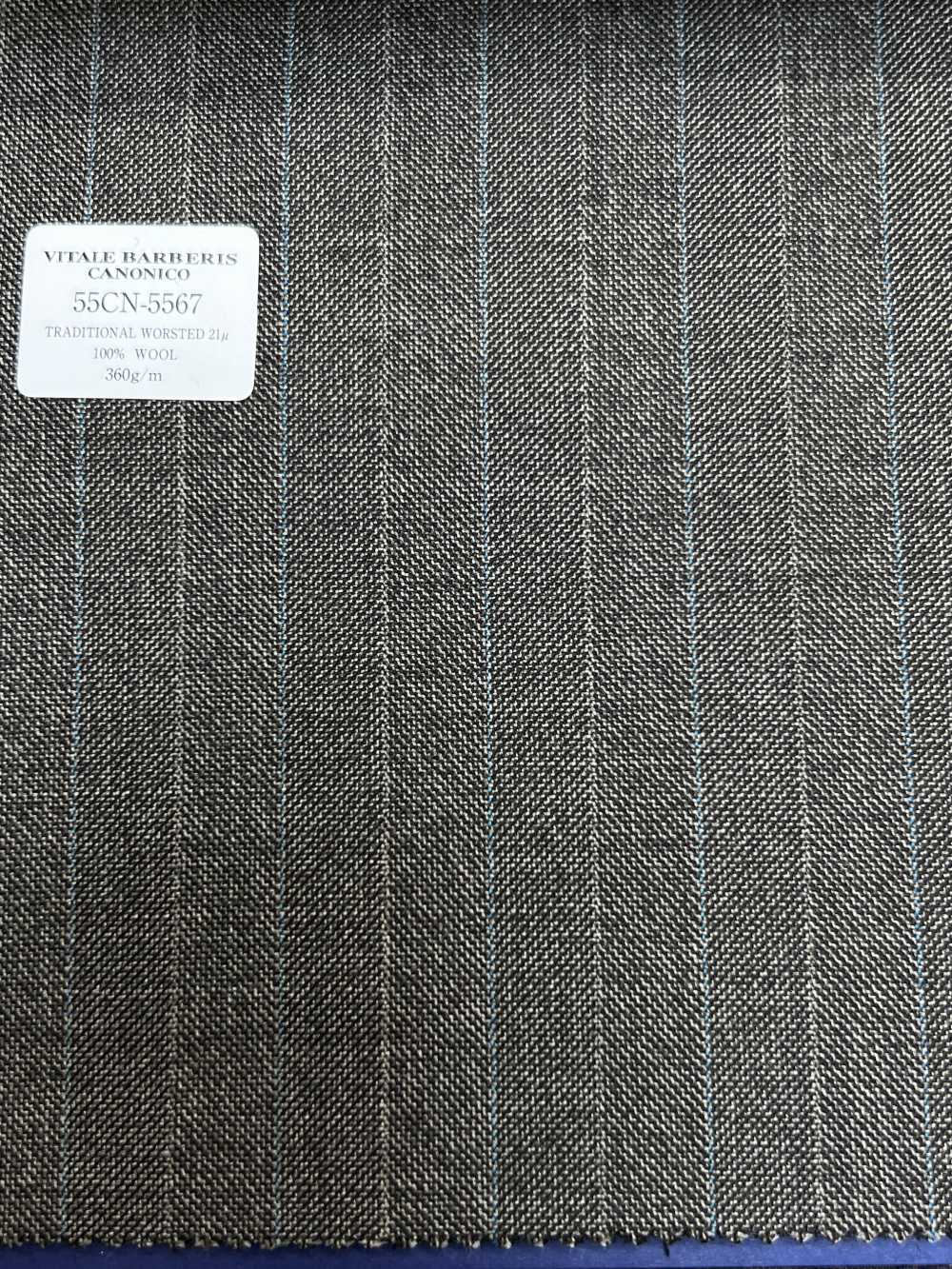 55CN5567 CANONICO TRADICIONAL WORSTED 21μ Bege Listras Alternadas[Têxtil] CANÔNICO