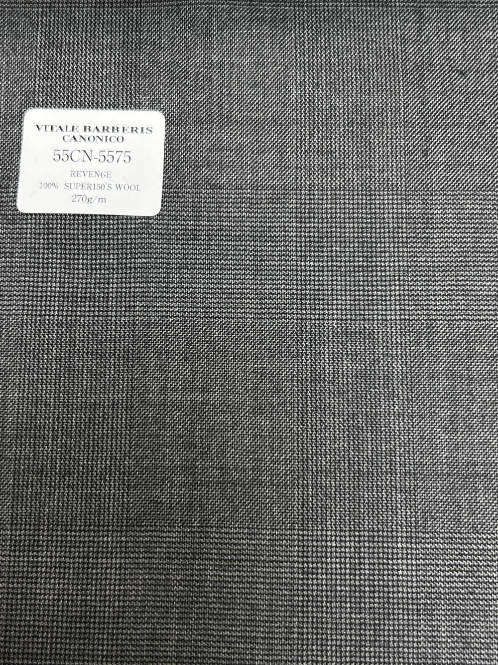 55CN5575 CANONICO REVENGE SUPER150'S Gray Glen Check[Têxtil] CANÔNICO