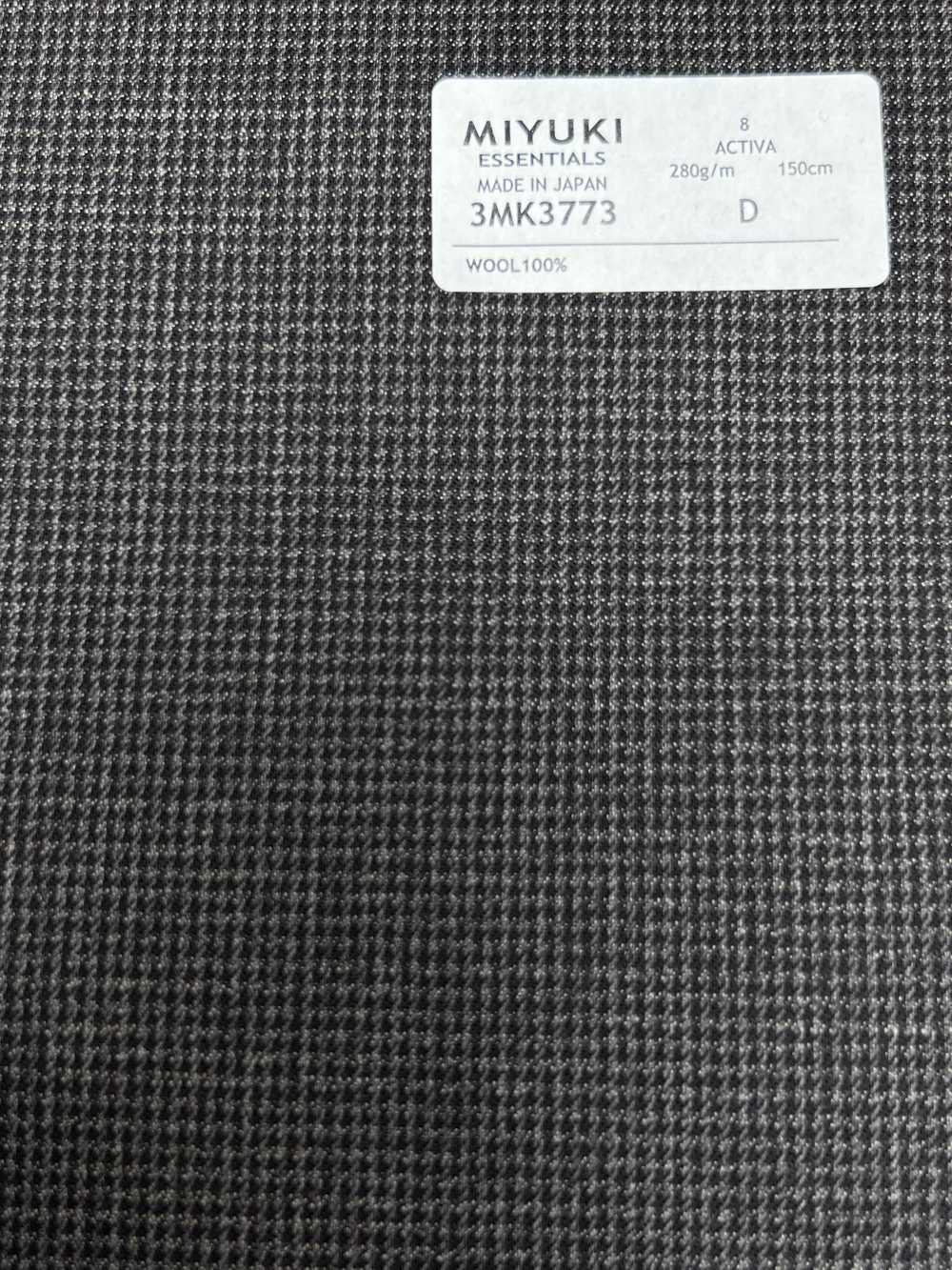 3MK3773 25AW ACTIVA Check Marrom[Têxtil] Fábricas De Lã Miyuki