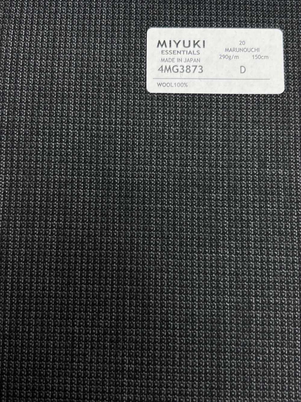 4MG3873 25AW MARUNOUCHI Check Cinza[Têxtil] Fábricas De Lã Miyuki