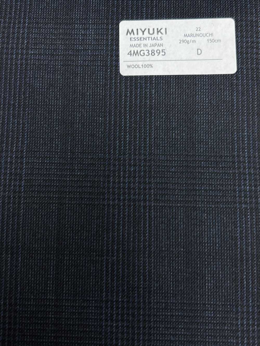 4MG3895 25AW MARUNOUCHI Glen Check Navy[Têxtil] Fábricas De Lã Miyuki