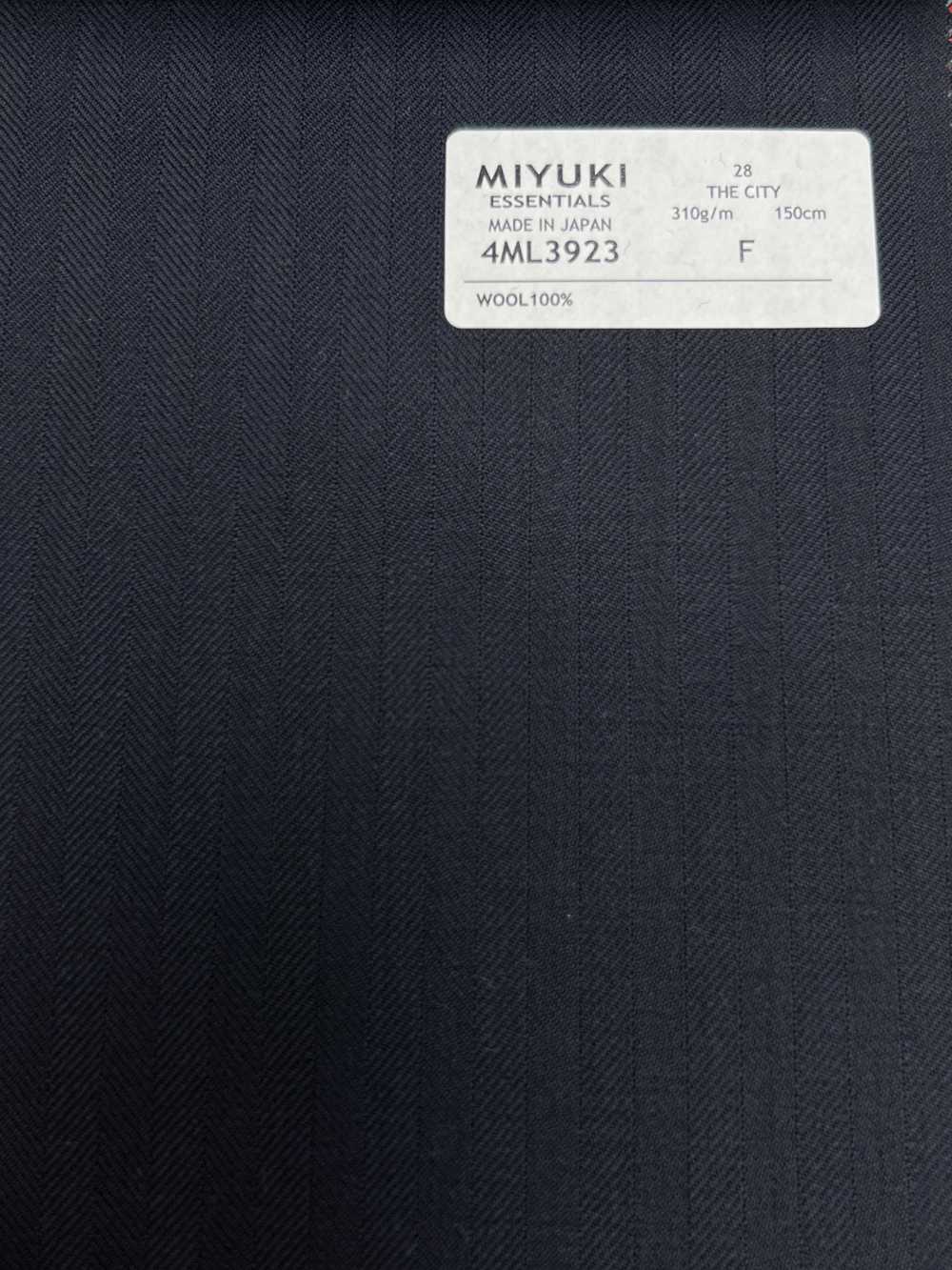 4ML3923 25AW THE CITY Espinha De Peixe Azul Marinho[Têxtil] Fábricas De Lã Miyuki