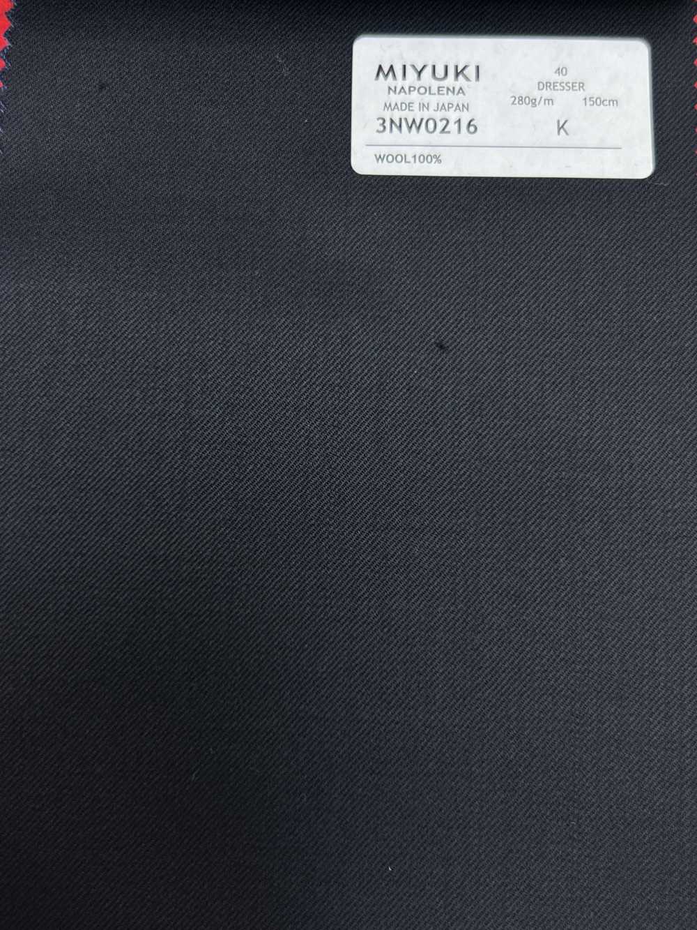 3NW0216 CÔMODA NAPOLENA 25AW Sarja Azul Marinho Escuro[Têxtil] Fábricas De Lã Miyuki