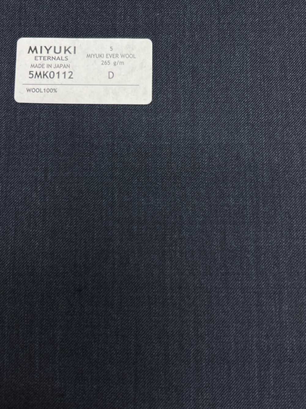 5MK0112 MIYUKI EVER WOOL (Miyuki Everwool) Sem Estampa Azul[Têxtil] Fábricas De Lã Miyuki