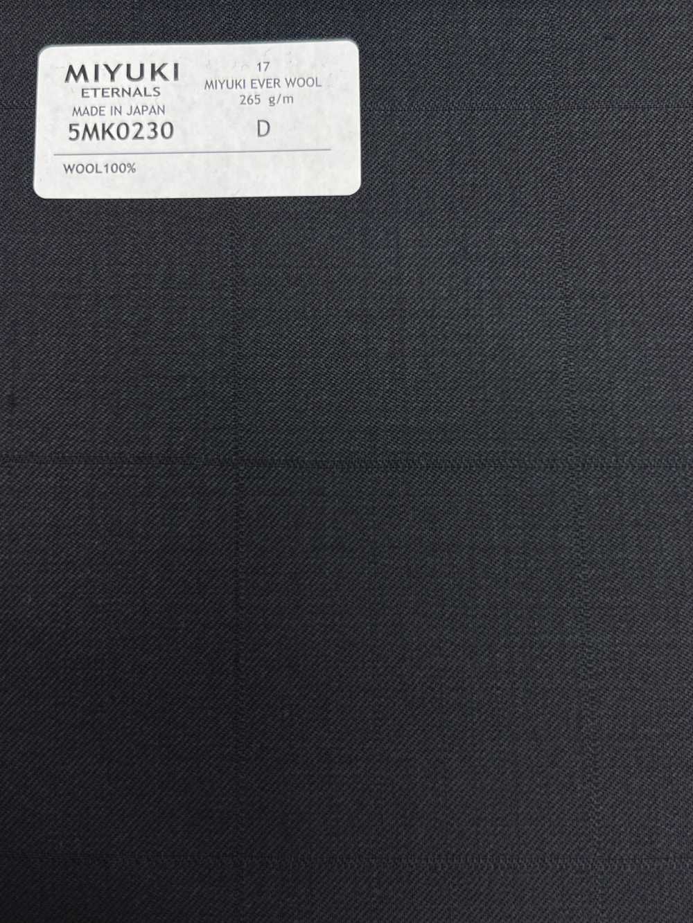 5MK0230 MIYUKI EVER WOOL Sombra Janela Azul Marinho Escuro[Têxtil] Fábricas De Lã Miyuki