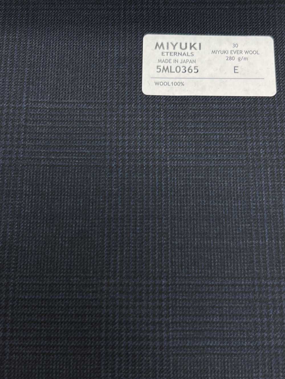 5ML0365 MIYUKI EVER WOOL Glen Check Azul Marinho[Têxtil] Fábricas De Lã Miyuki