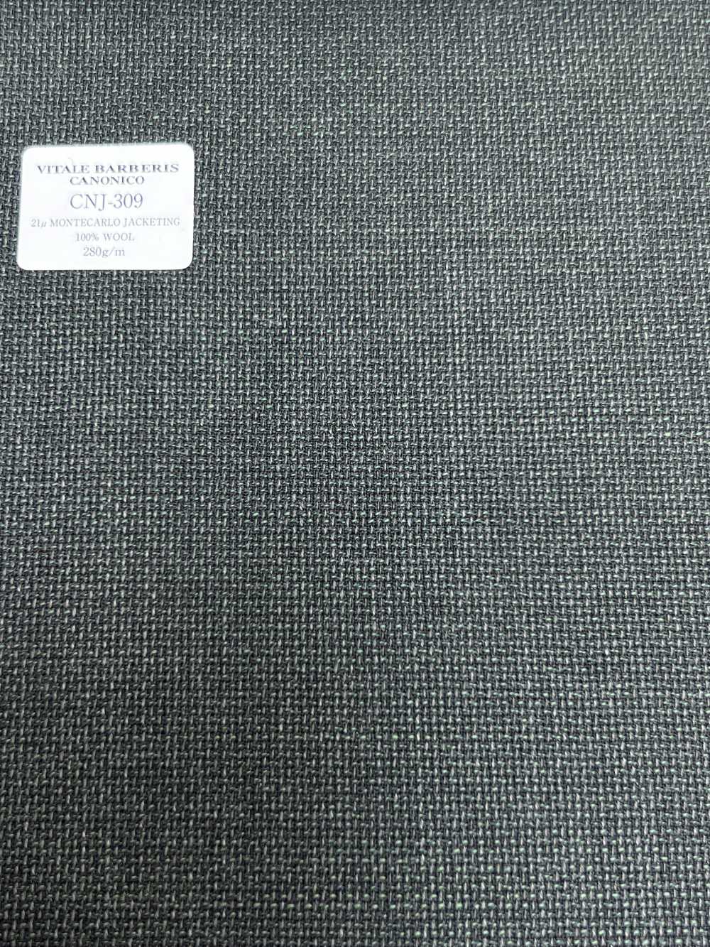 CNJ309 Escuro De Hopsack Do Revestimento Do Padrão 21μ Montecarlo De CANONICO Nenhum Teste Padrão[Têxtil] CANÔNICO