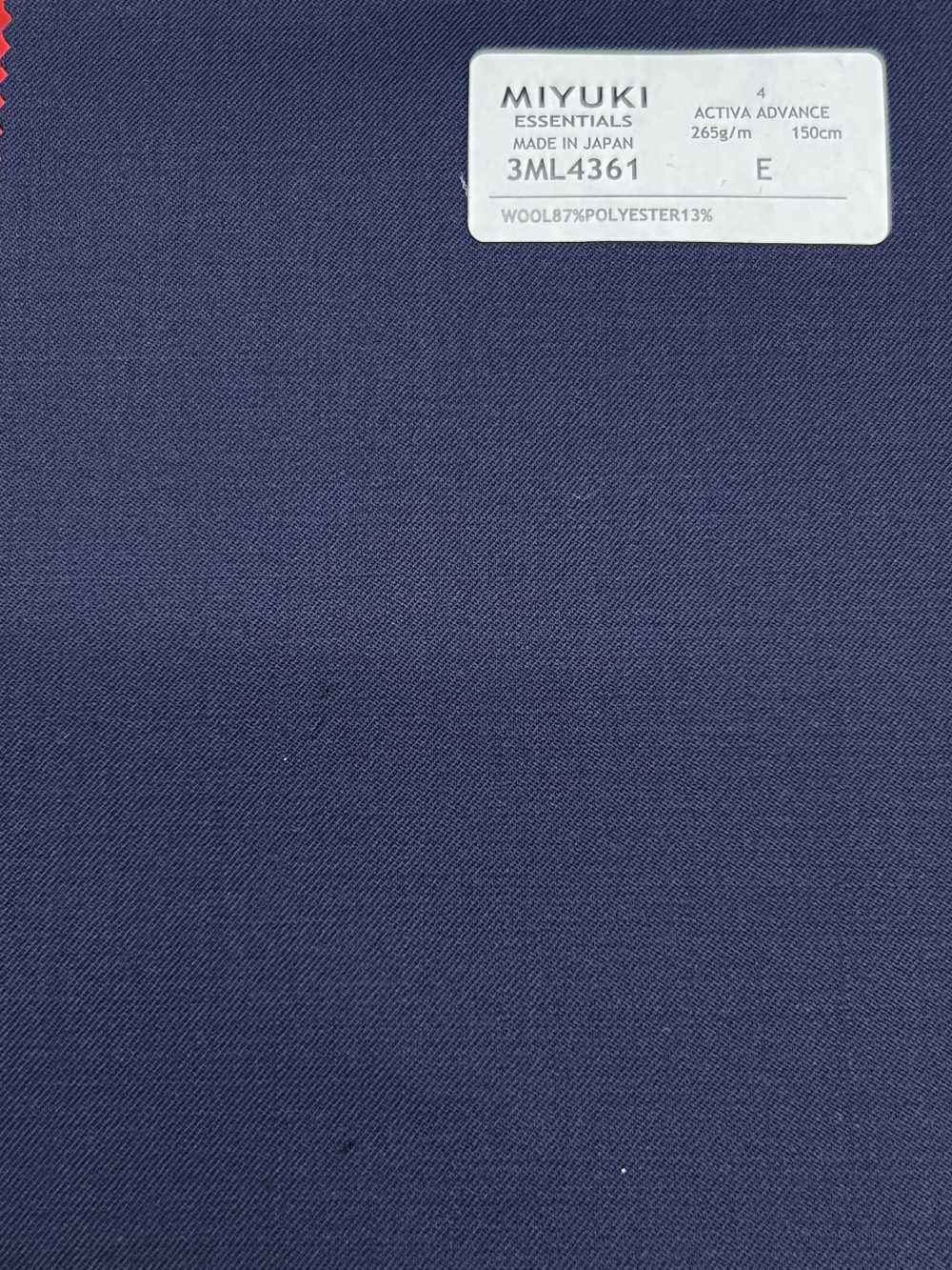 3ML4361 26SS Miyuki Textile MIYUKI ESSENTIALS ACTIVA ADVANCE Sem Estampa[Têxtil] Fábricas De Lã Miyuki