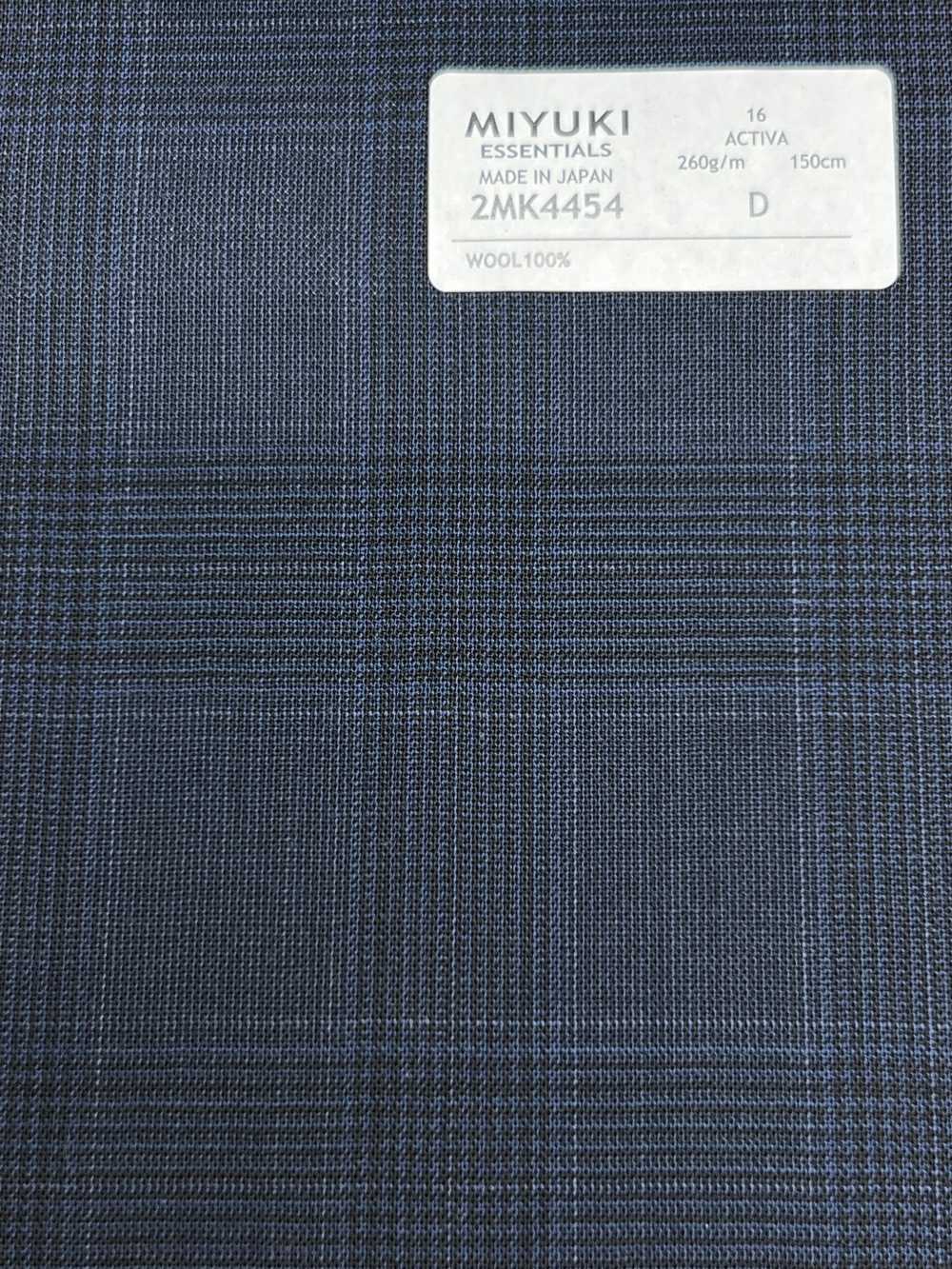 2MK4454 26SS Miyuki Textile MIYUKI ESSENTIALS ACTIVA Xadrez Azul Marinho[Têxtil] Fábricas De Lã Miyuki