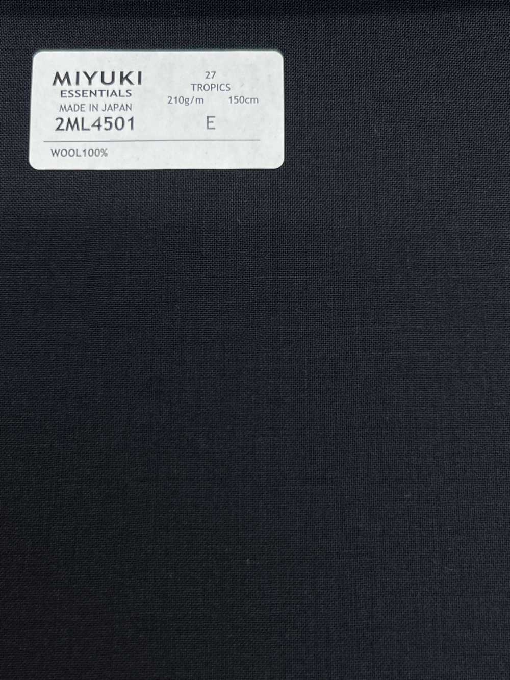 2ML4501 26SS Miyuki Textile MIYUKI Essentials TROPICS Sem Estampa[Têxtil] Fábricas De Lã Miyuki