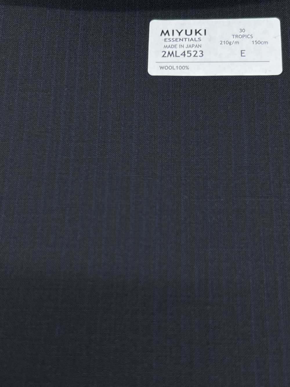 2ML4523 26SS Miyuki Textile MIYUKI Essentials TROPICS Listras Azul Marinho[Têxtil] Fábricas De Lã Miyuki