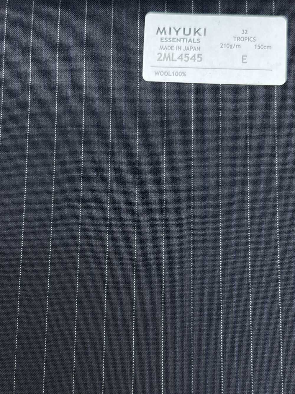 2ML4545 26SS Miyuki Textile MIYUKI Essentials TROPICS Listras Azul Marinho[Têxtil] Fábricas De Lã Miyuki