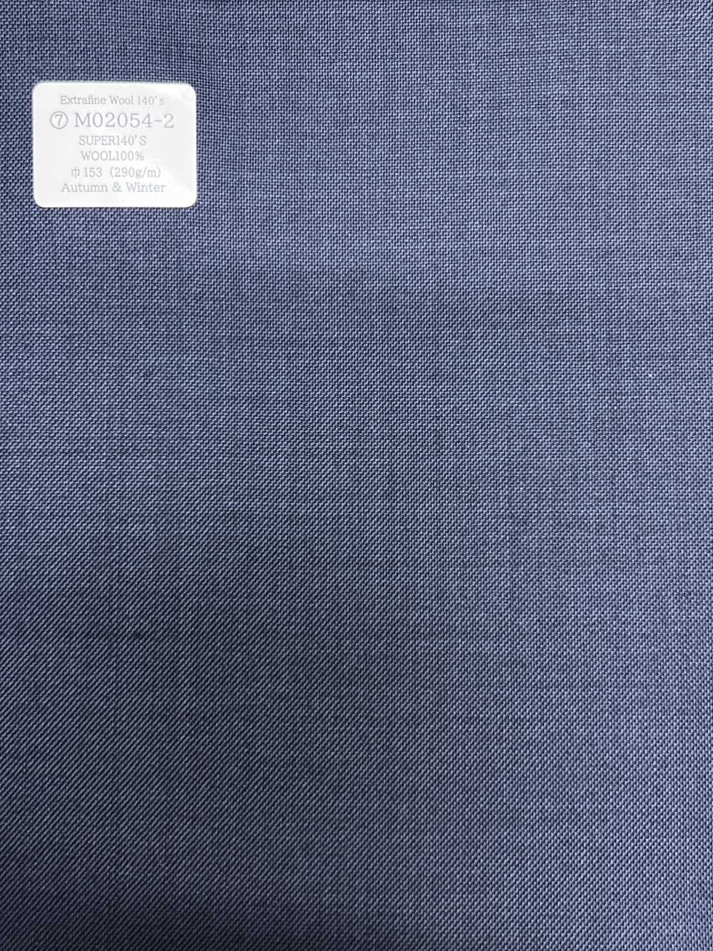 M02054-2 Linha Exclusiva KUNISHIMA1850 【Lã Extrafina 140’s】 Pele De Tubarão Azul[Têxtil] Kunishima Co., Ltda.