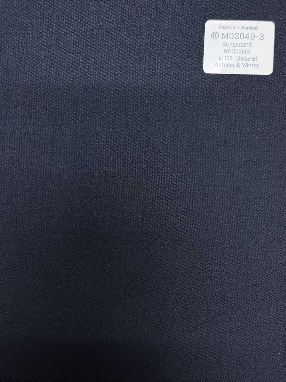M02049-3 Linha Exclusiva KUNISHIMA1850 【Superfine Worsted】Azul Marinho Sem Estampa[Têxtil] Kunishima Co., Ltda.