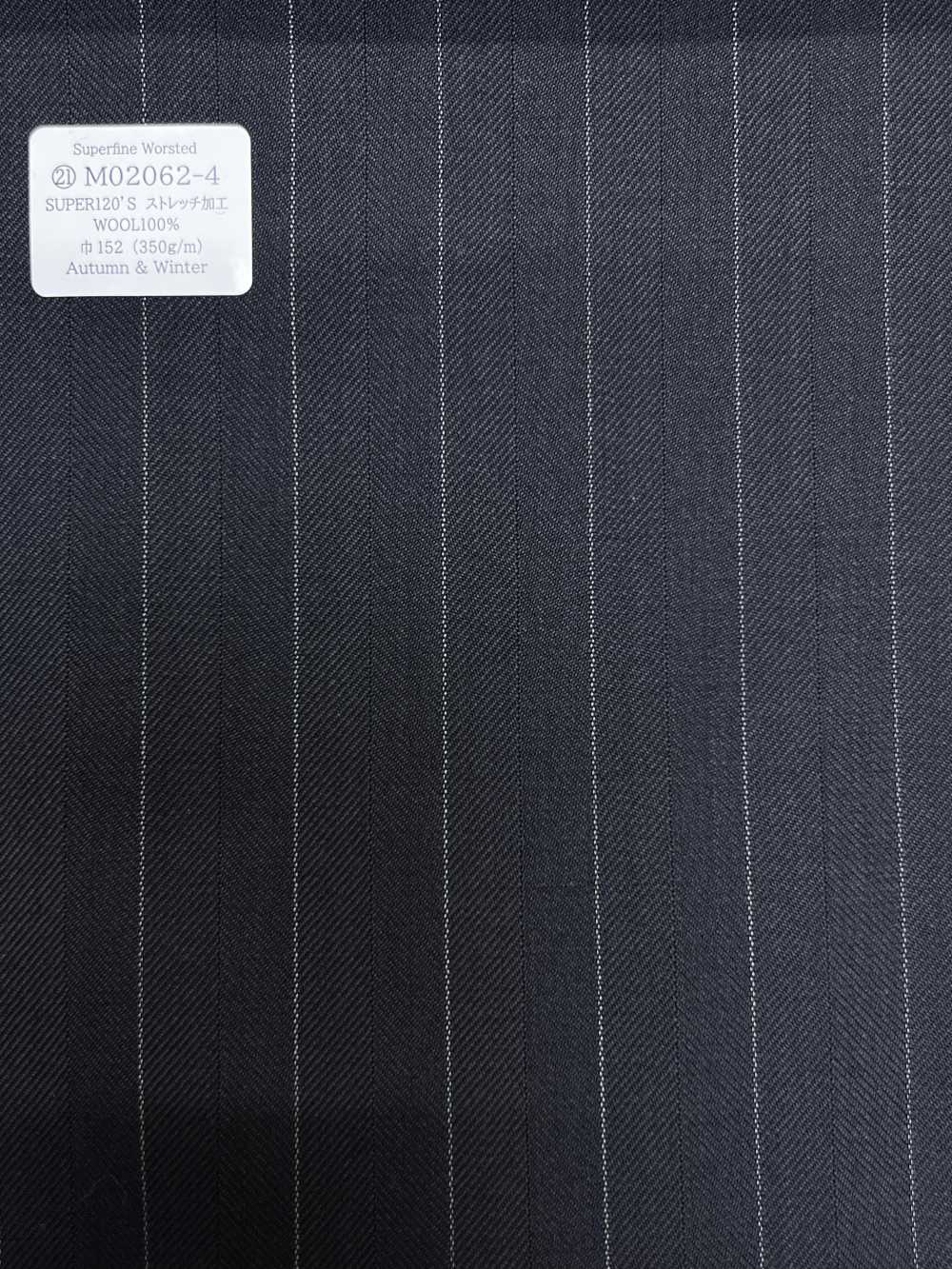 M02062-4 Linha Exclusiva KUNISHIMA1850 【Superfine Worsted】Espinha De Peixe Azul Marinho[Têxtil] Kunishima Co., Ltda.
