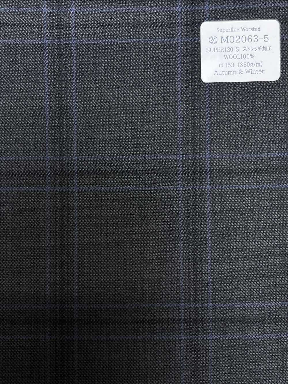 M02063-5 Linha Exclusiva KUNISHIMA1850 【Superfine Worsted】Xadrez Cinza[Têxtil] Kunishima Co., Ltda.