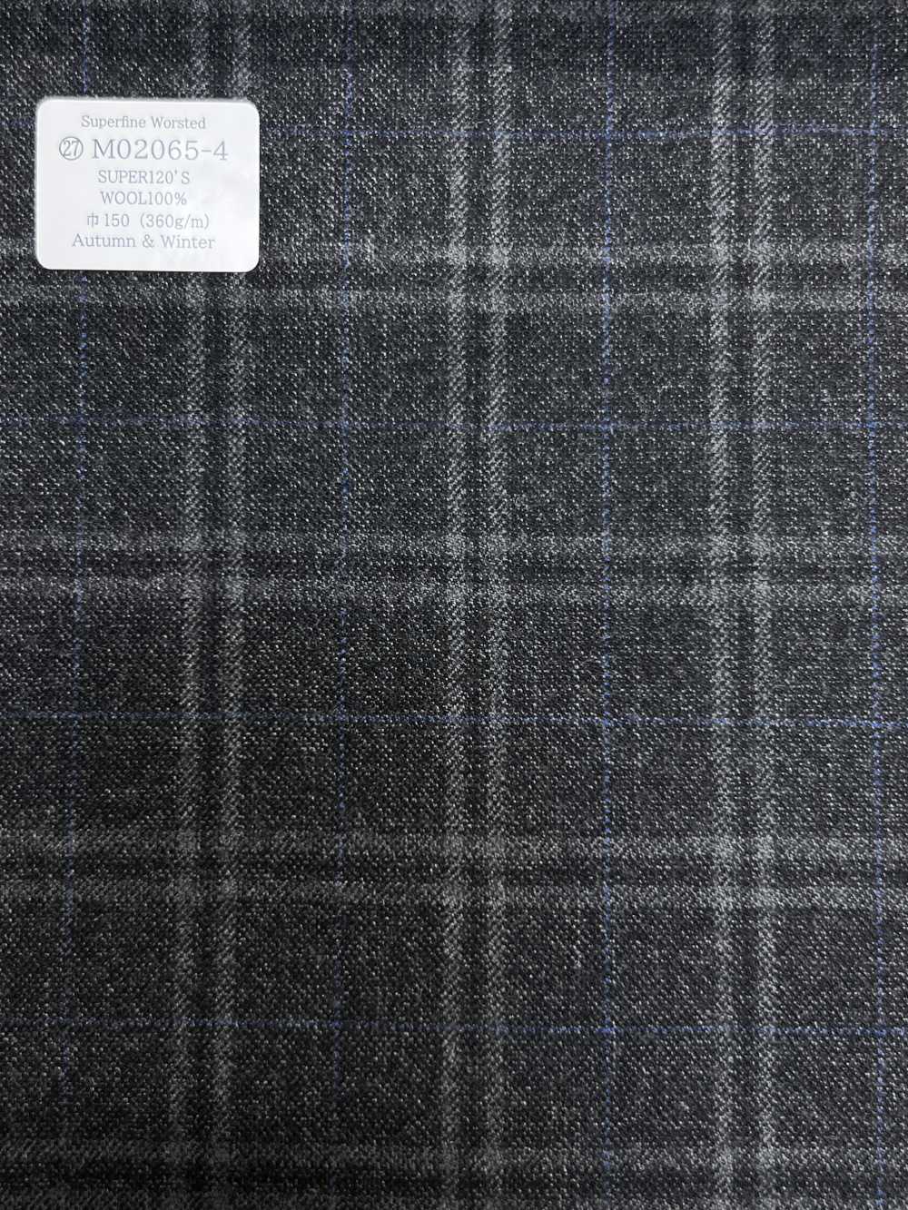 M02065-4 Linha Exclusiva KUNISHIMA1850 【Superfine Worsted】Xadrez Cinza Mesclado[Têxtil] Kunishima Co., Ltda.