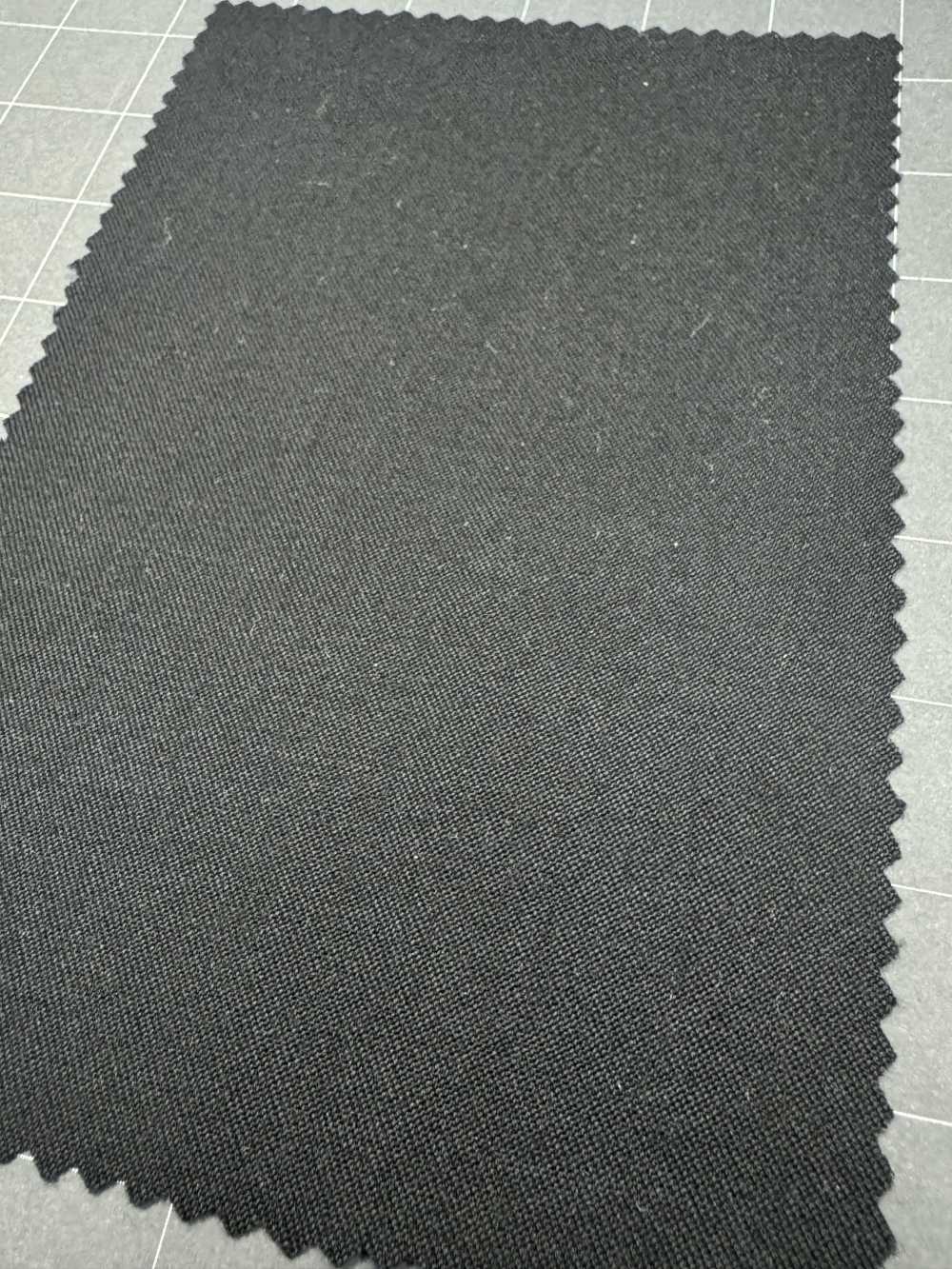 HBZB49-1 [Stock limitado] Tecido Nikke Textile Sarja Tussah Preto Formal Preto[Têxtil] Níquel