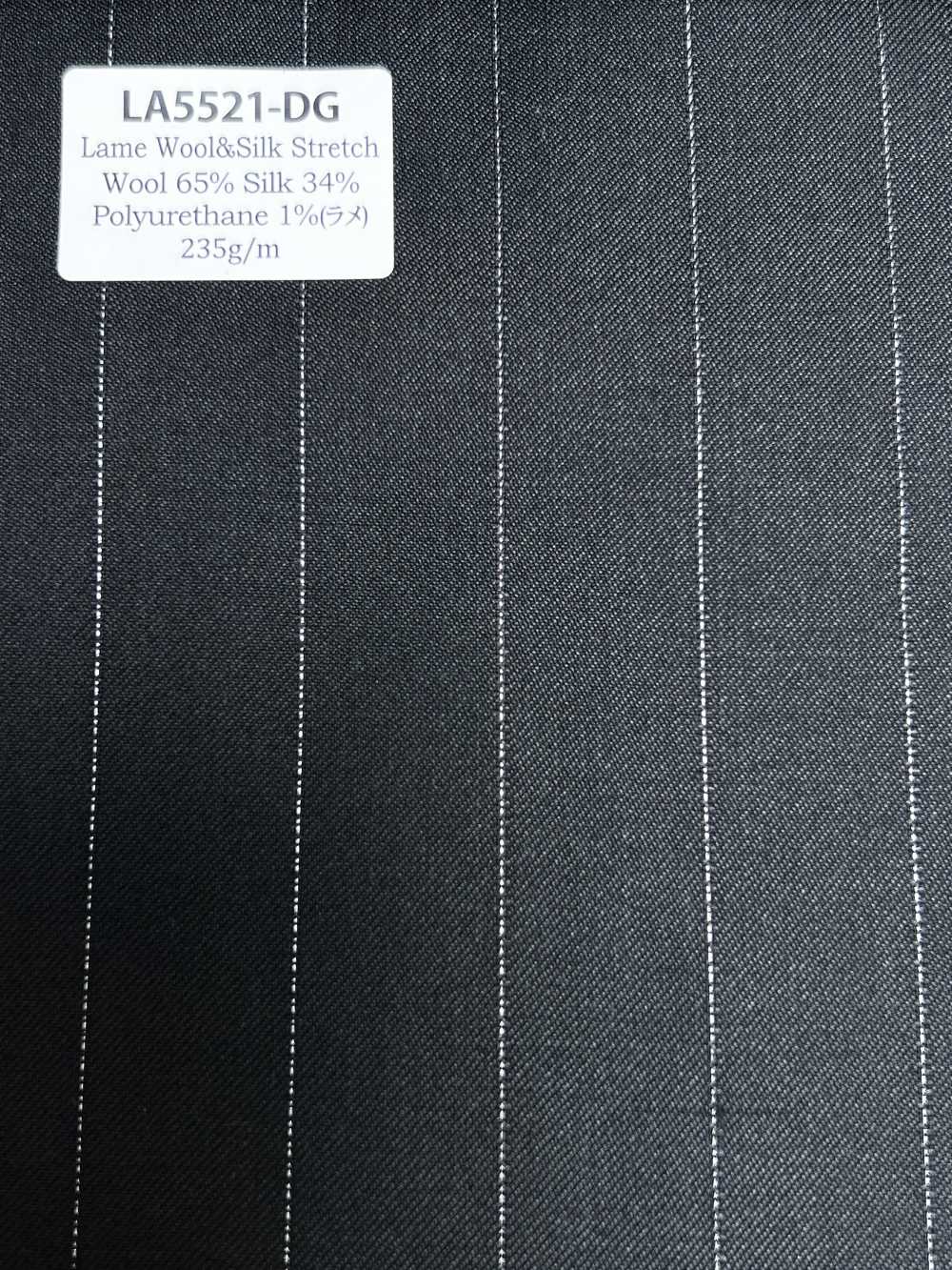 LA5521-DG Tecido Elástico De Lã E Seda Lamê Padrão Fabricado No Japão[Têxtil]