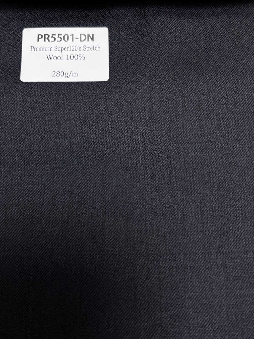 PR5501-DN Padrão Japonês Premium Super120's Com Elasticidade, Sem Padrão, Azul-marinho Escuro[Têxtil]