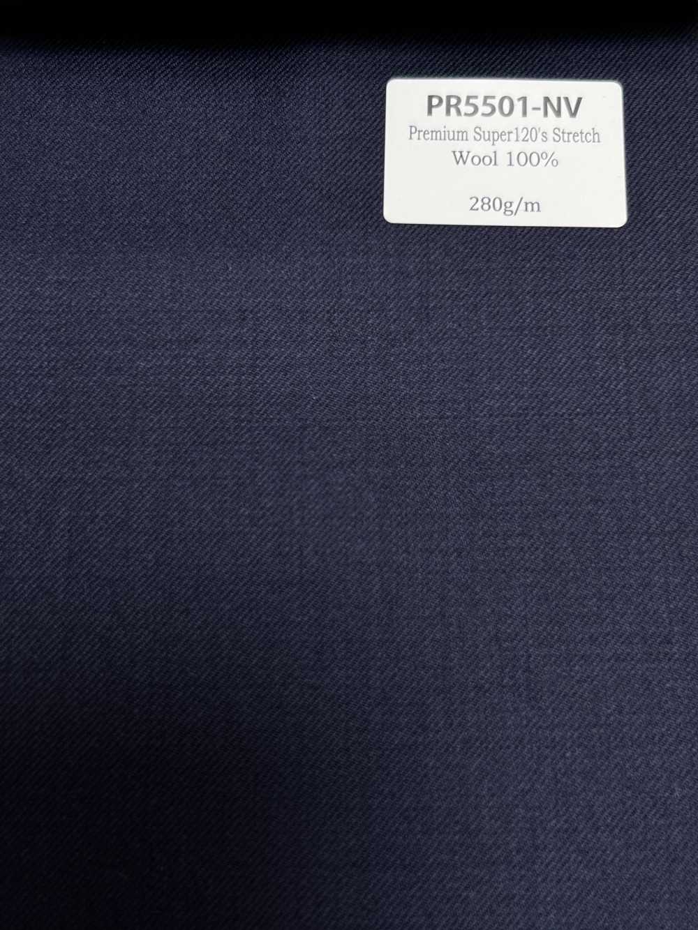 PR5501-NV Padrão Japonês Premium Super 120's Com Elasticidade, Sem Padrão, Azul-marinho[Têxtil]