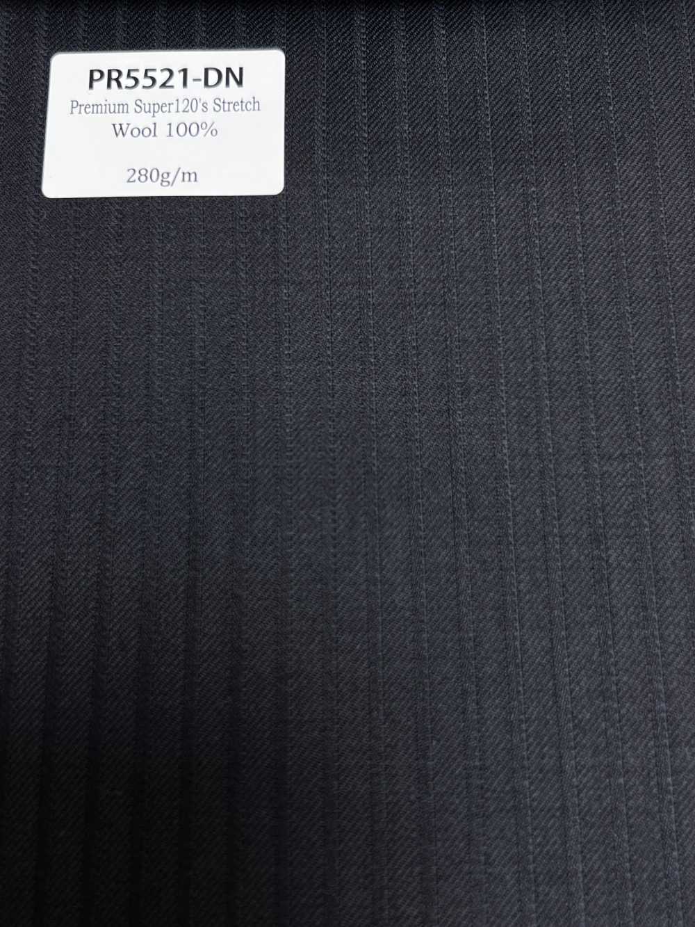 PR5521-DN Padrão fabricado no Japão Premium Super120's liso stretch azul marinho escuro[Têxtil] HOSOI SYOJI