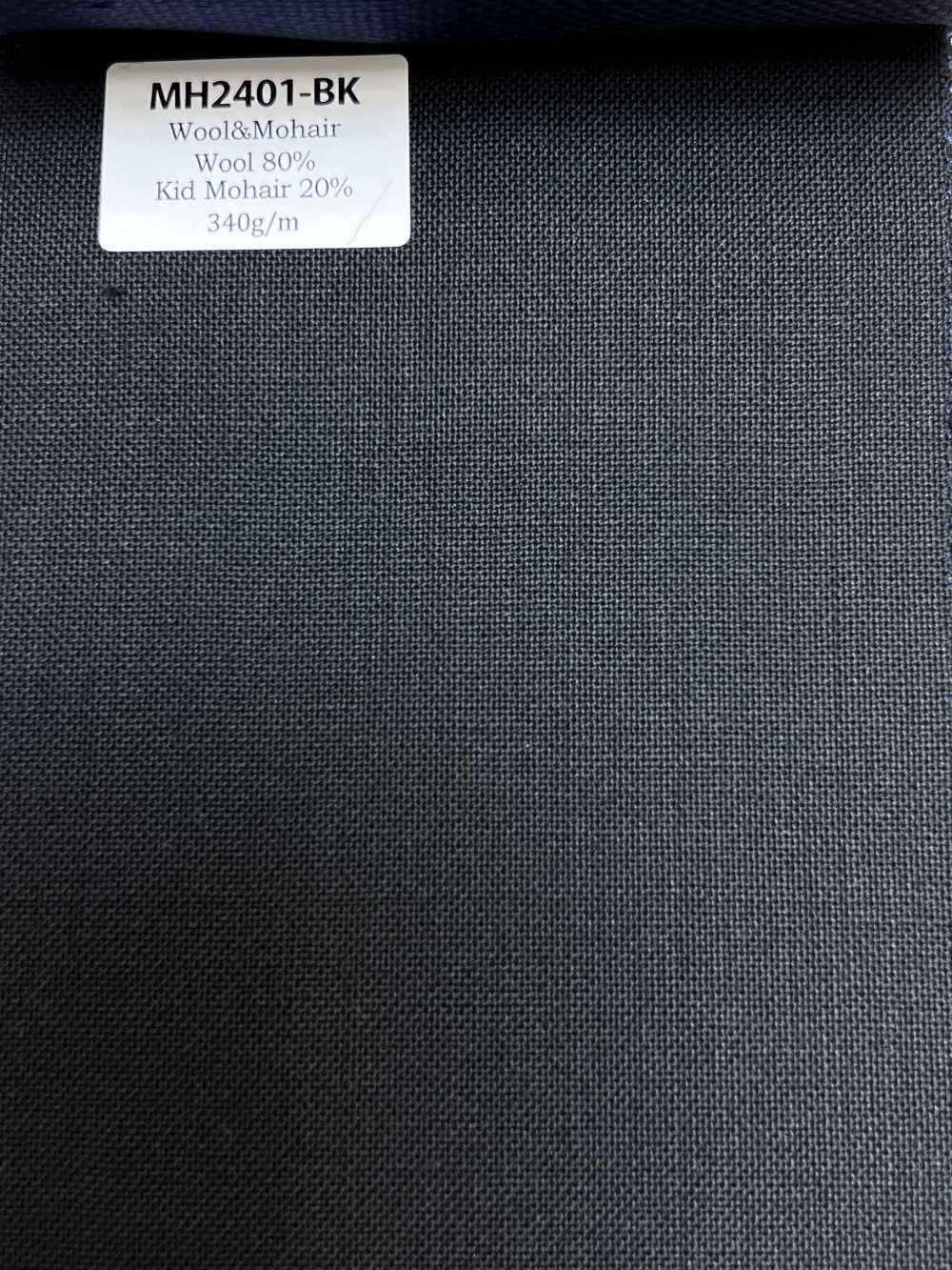 MH2401-BK Lã Mohair Worsted padrão de fabricação japonesa (estilo Tonic) Preto[Têxtil]