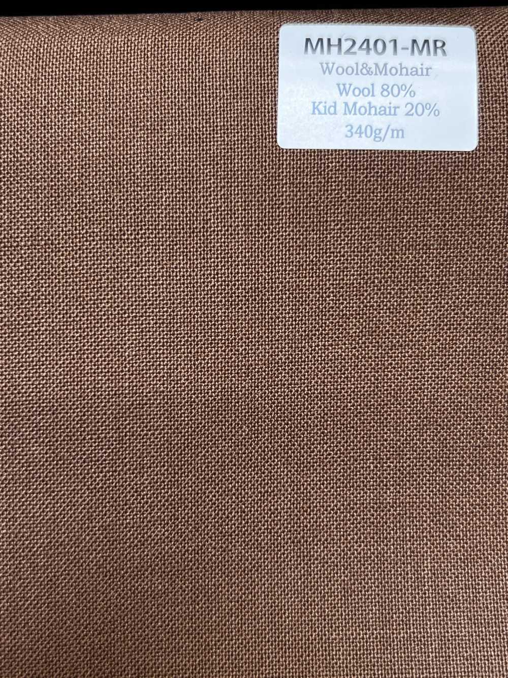 MH2401-MR Worsted de lã e mohair padrão Made in Japan (estilo Tonic) bordô[Têxtil]