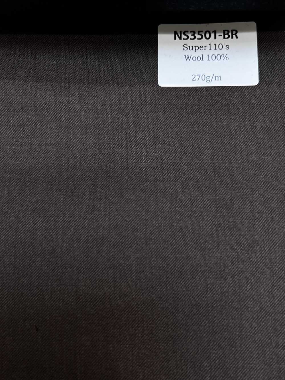 NS3501-BR Lã Stretch Super 110's Fabricado no Japão Castanho[Têxtil] HOSOI SYOJI