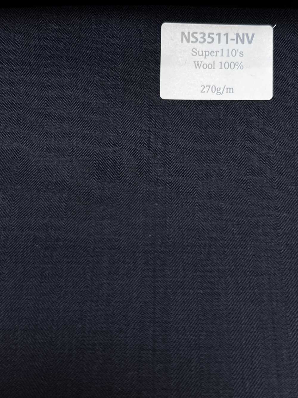 NS3511-NV Clássico em lã stretch Super 110’s de fabricação japonesa, azul-marinho[Têxtil] HOSOI SYOJI