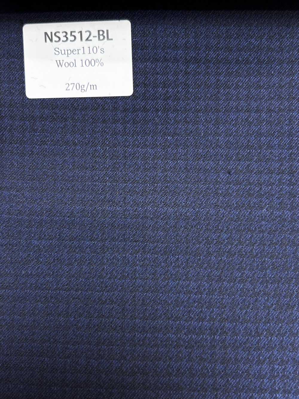 NS3512-BL Lã Stretch Azul Clássico Super 110 fabricada no Japão[Têxtil] HOSOI SYOJI