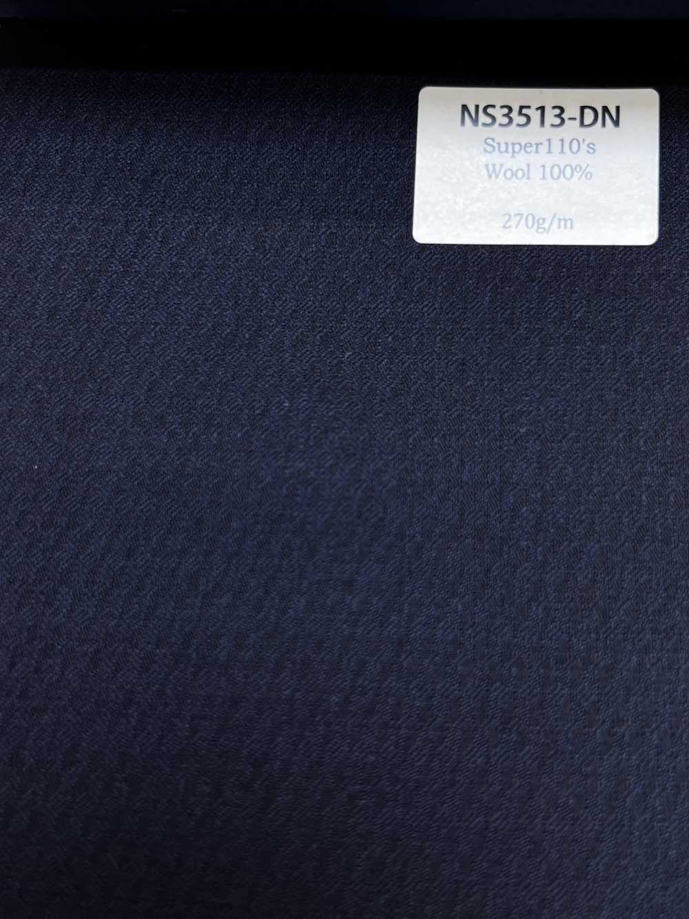 NS3513-DN Lã clássica nacional Super110 Stretch azul-marinho escuro[Têxtil] HOSOI SYOJI