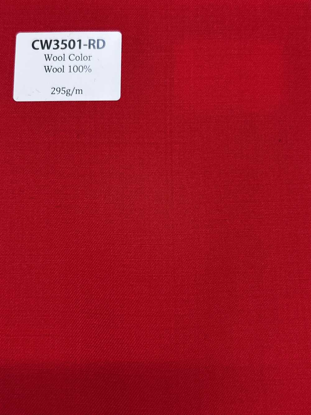 CW3501-RD Coleção padrão de cores de lã fabricada no Japão Vermelho[Têxtil] HOSOI SYOJI