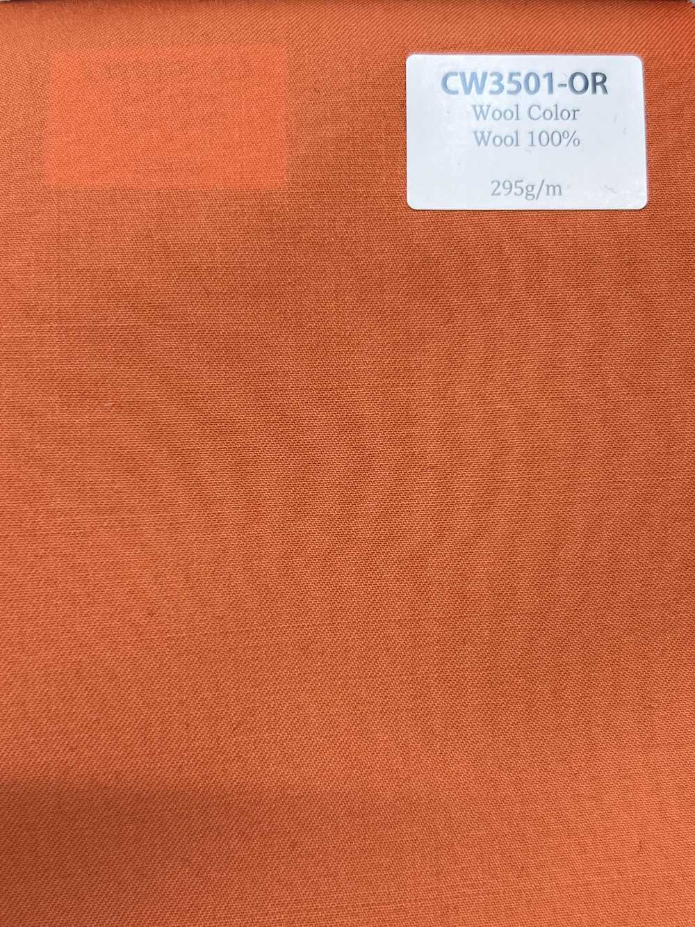CW3501-OR Coleção Clássica de Lã Fabricada no Japão Laranja[Têxtil] HOSOI SYOJI