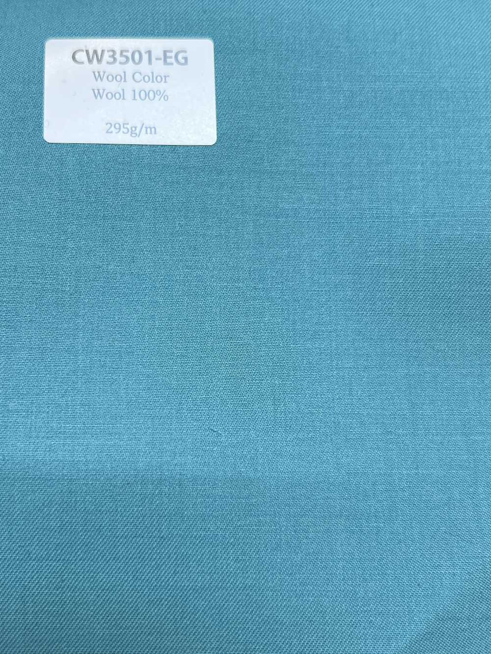 CW3501-EG Coleção padrão de cores de lã fabricada no Japão Verde esmeralda[Têxtil] HOSOI SYOJI