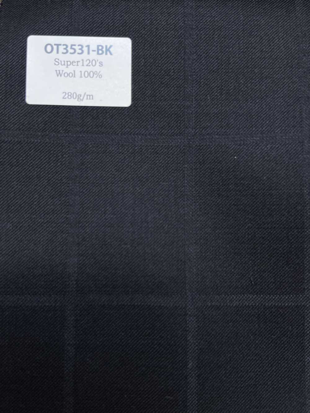 OT3531-BK Padrão fabricado no Japão Super120's W100 Preto[Têxtil] HOSOI SYOJI