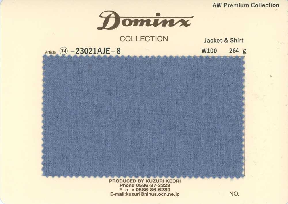 23021AJE-8 Jaqueta E Camisa Padrão 100% Lã DOMINX (Dominx) Coleção Premium Azul-claro[Têxtil] Tecido De Lã Kuzuri (DOMINX)