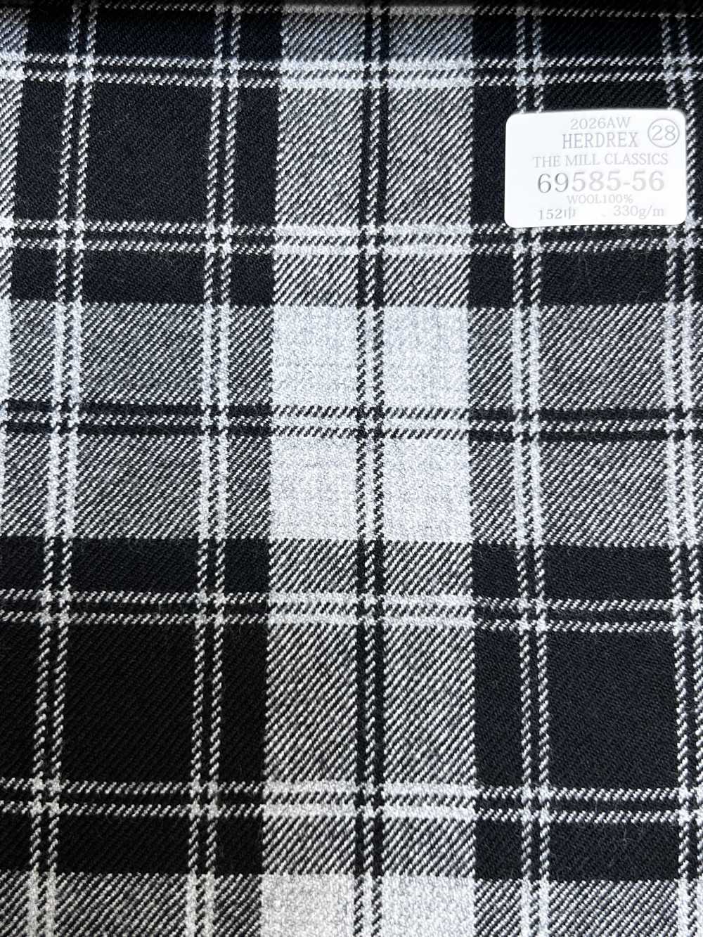 69585-56 26AW HERDREX [THE MILL CLASSICS] Mill Classics Xadrez Cinza[Têxtil] Kunishima Co., Ltda.