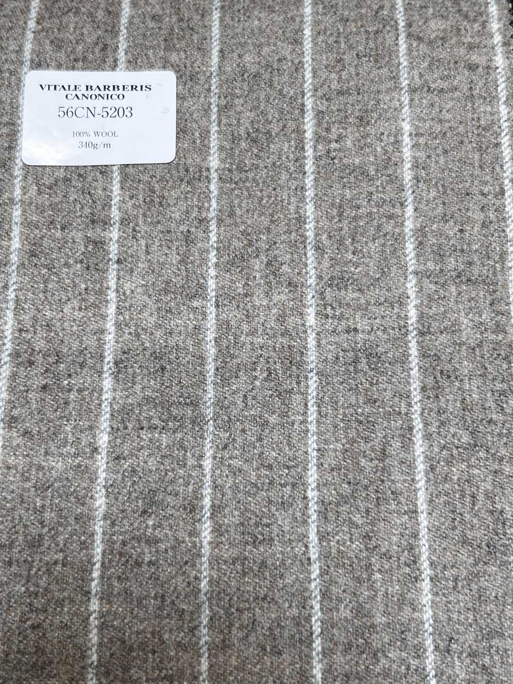 56CN5203 CANONICO FLANELA DE LÃ ORIGINAL com listras Bege/Branco-sujo[Têxtil] CANÔNICO