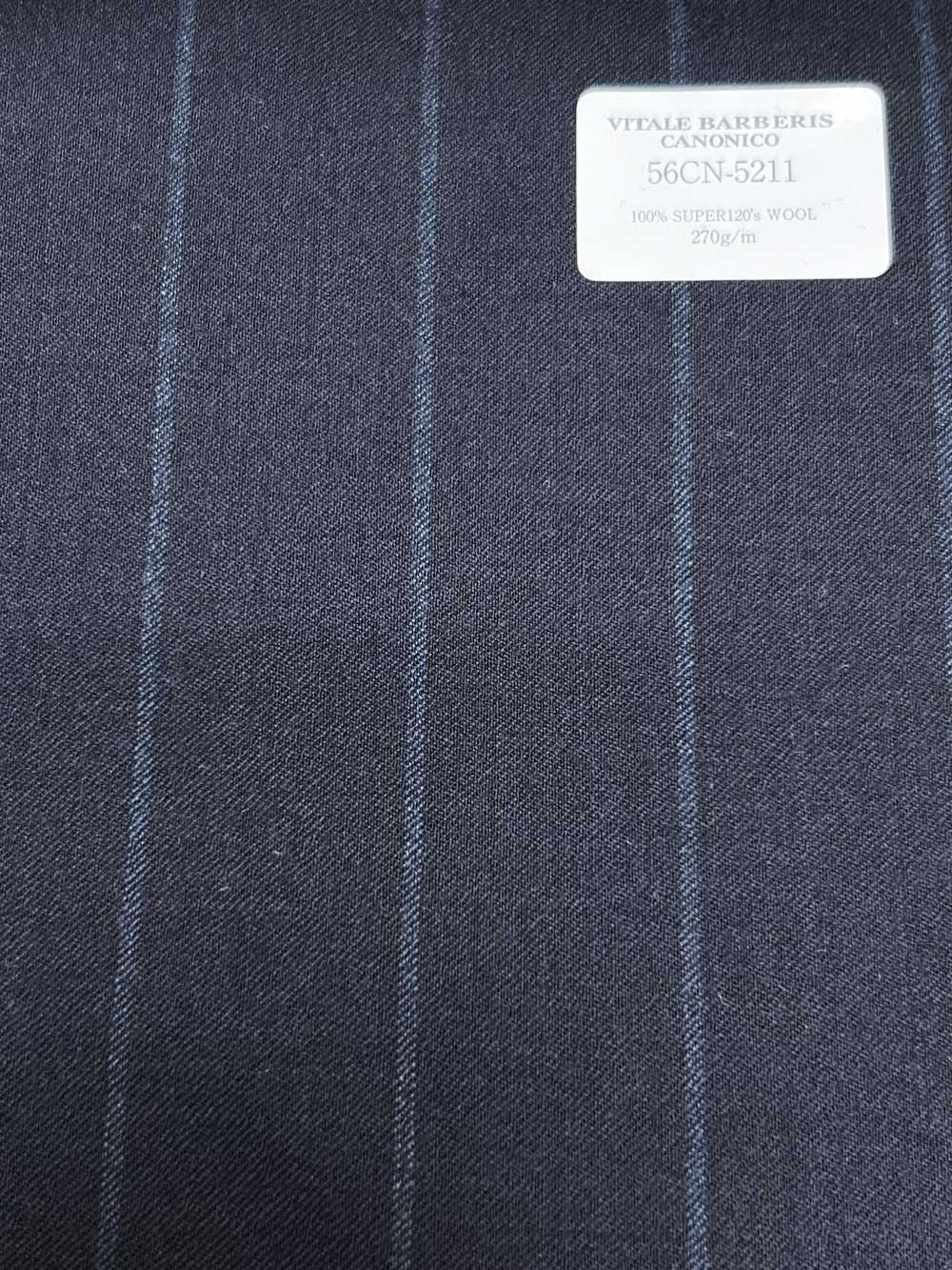 56CN5211 CANONICO Flanela Clássica Azul-marinho/Listra azul[Têxtil] CANÔNICO