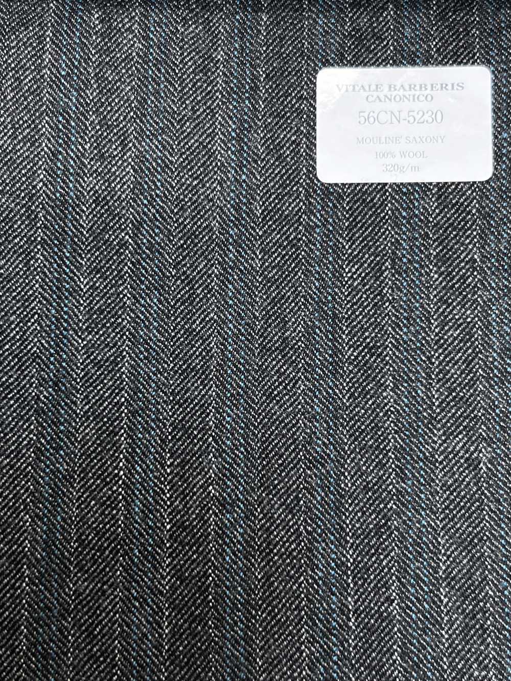 56CN5230 CANONICO 21 MOULINE SAXONY Listra Cinza/Turquesa[Têxtil] CANÔNICO
