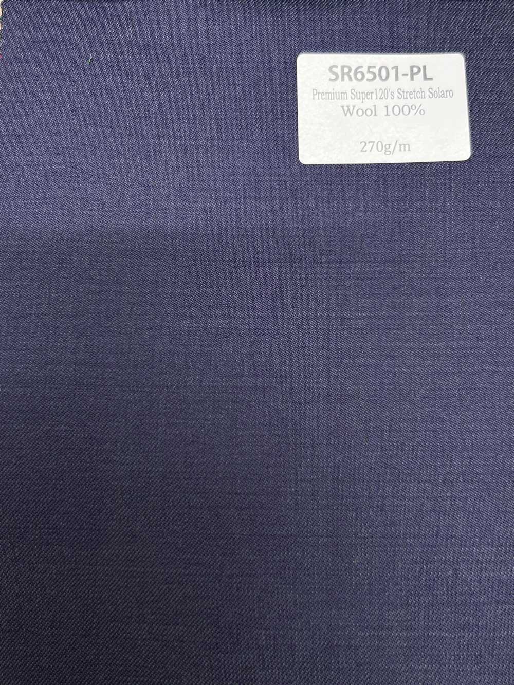 SR6501-PL Padrão fabricado no Japão Premium Super 120's fio único stretch Solaro roxo sem estampa iridescente[Têxtil] HOSOI SYOJI