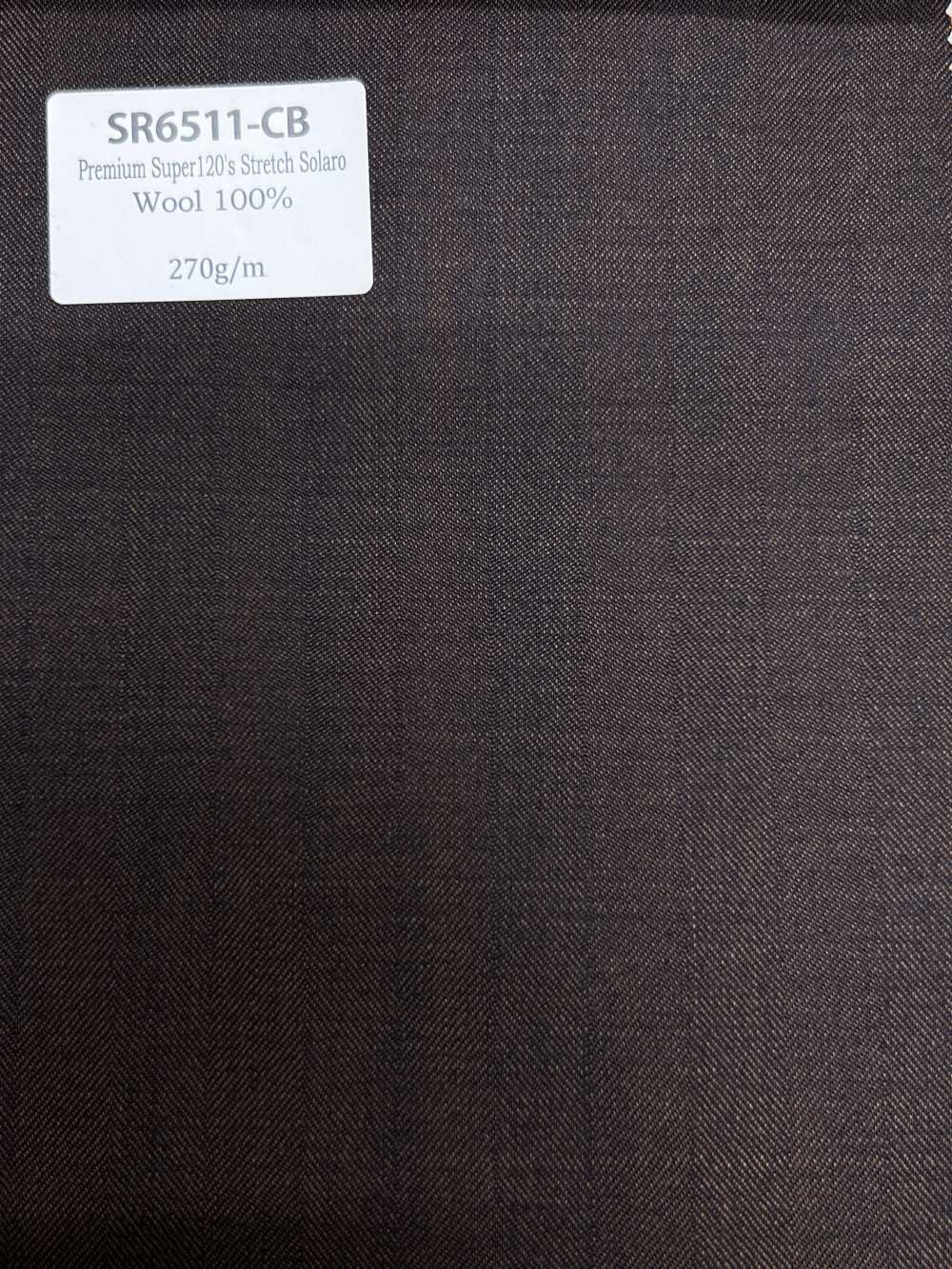 SR6511-CB Padrão, fabricado no Japão, Premium Super 120's, fio único, stretch, Solaro, veludo cotelê marrom ca[Têxtil] HOSOI SYOJI