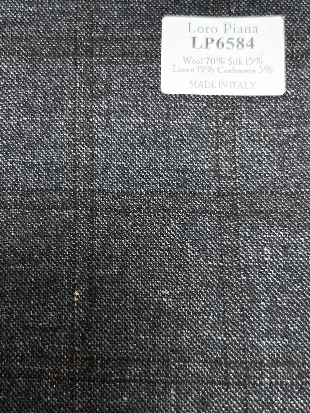LP6584 Loro Piana Xadrez Cinza[Tecido] HOSOI SYOJI
